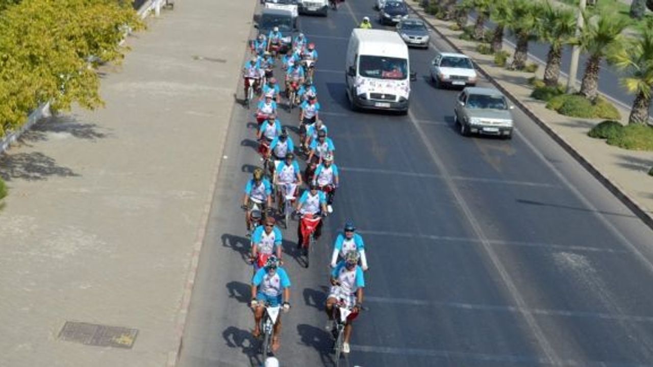 Başkan Şirin ’Büyük Taarruz Bisiklet Turu’ gönüllülerini ağırladı