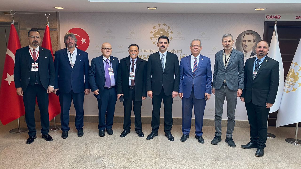 TGF HEYETİ AKSARAY VALİ YARDIMCISINI ZİYARET ETTİ