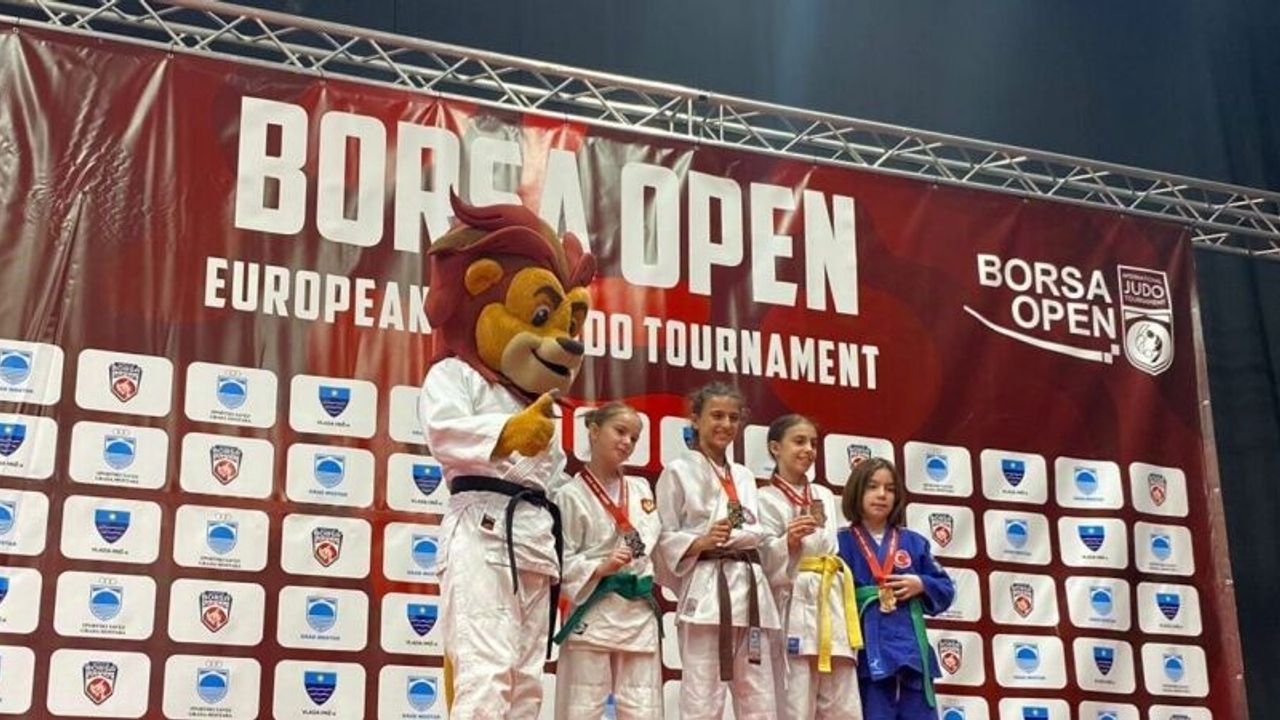 Yunusemreli judocular Bosna Hersek’ten 6 madalya ile döndü