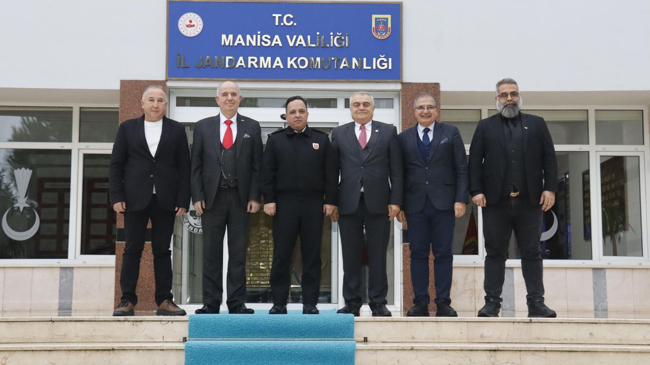 Manisa İl Jandarma Bölge Komutanı İlhan Şen’e Ziyaret