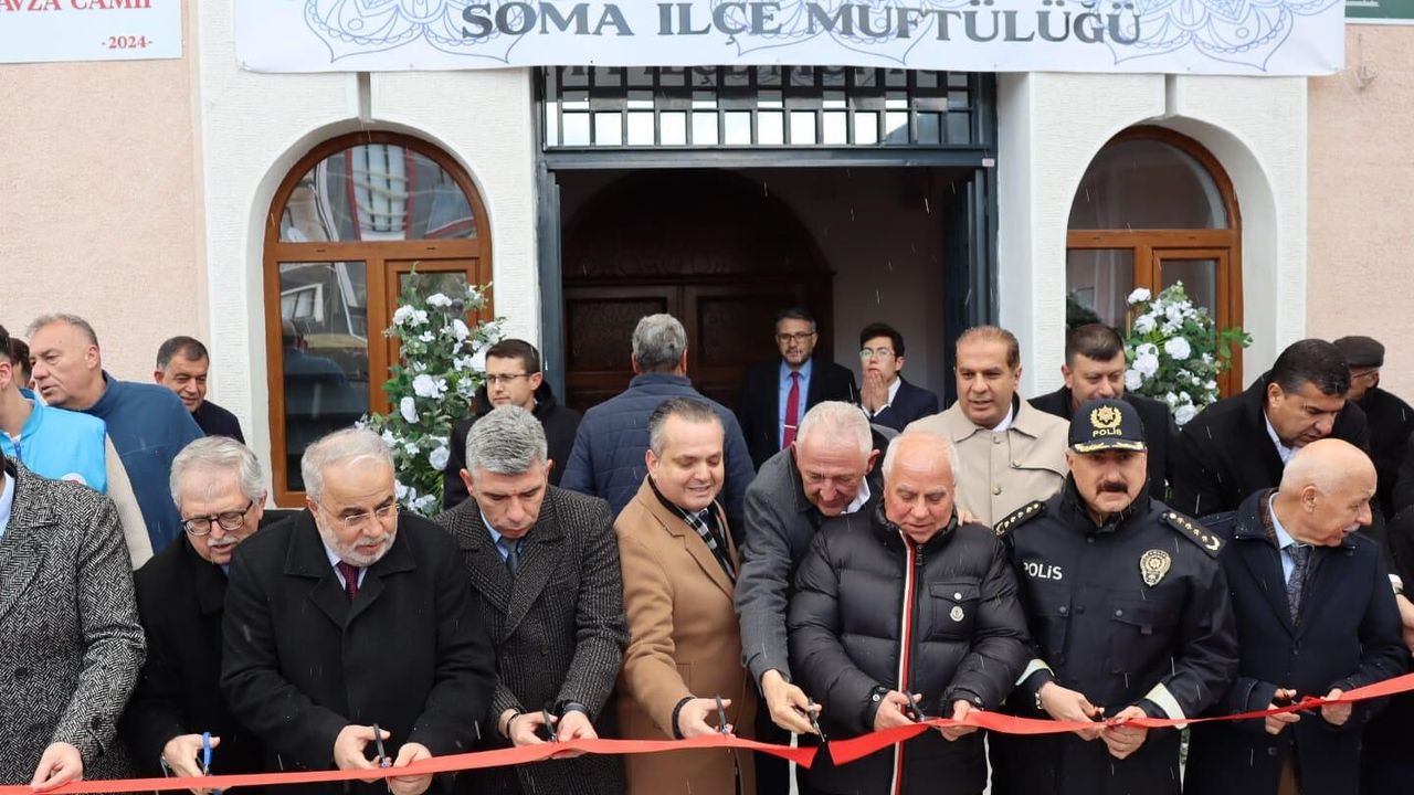 Soma’da Ravza Camii ve Diyanet Gençlik Merkezi açıldı
