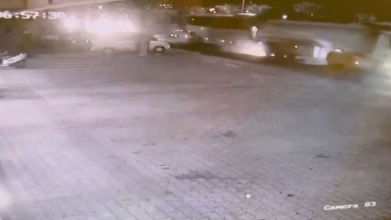 Manisa’daki zincirleme kazanın güvenlik kamera görüntüsü ortaya çıktı