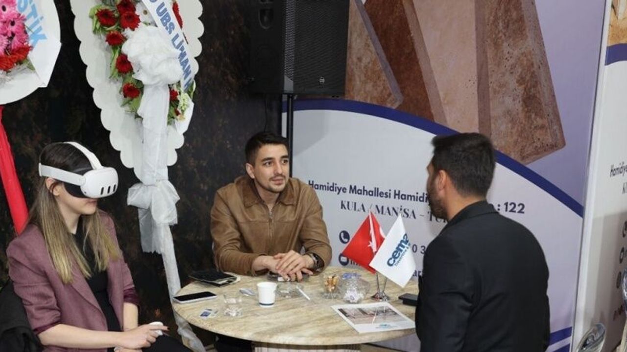 Cemar Mermer ve Traverten, 30. Marble İzmir Fuarı’nda yenilikçi tanıtım teknolojileriyle dikkat çekti