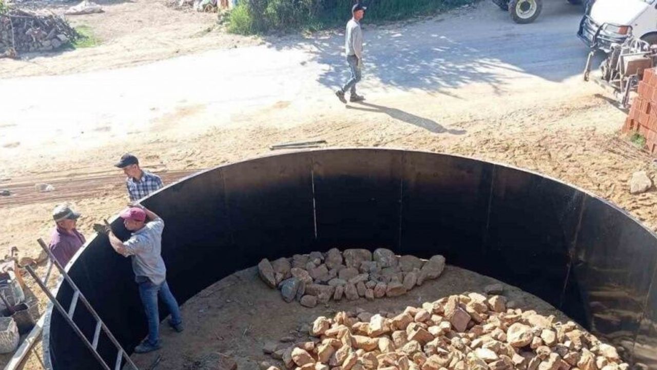 Karacaali Mahallesi’ne yangın ve su ihtiyacı için 100 tonluk depo