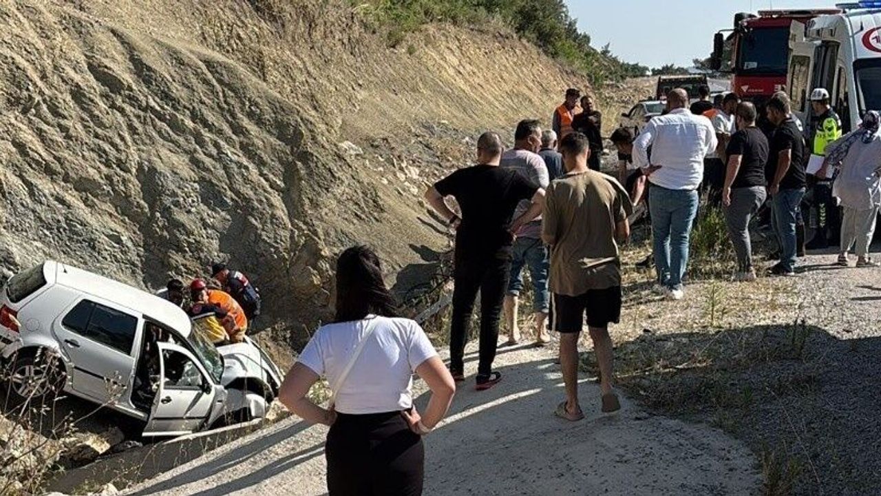 Kontrolden çıkan araç menfeze savruldu: 1 ölü, 2 yaralı