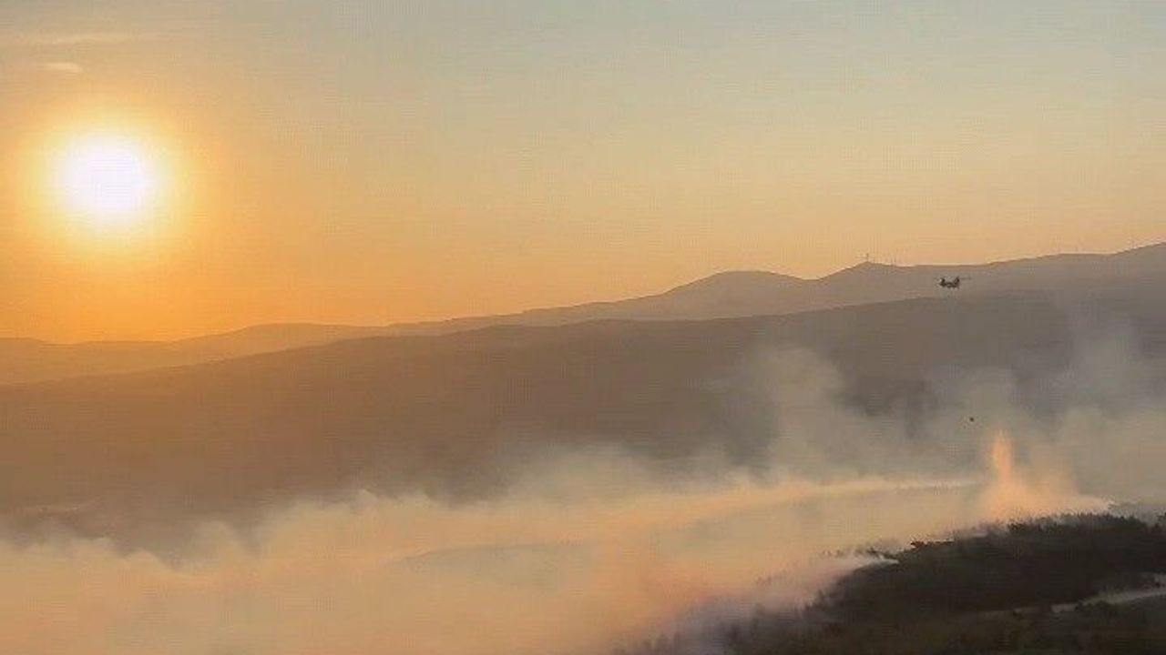 Manisa’daki orman yangınına müdahale tüm hızıyla devam ediyor