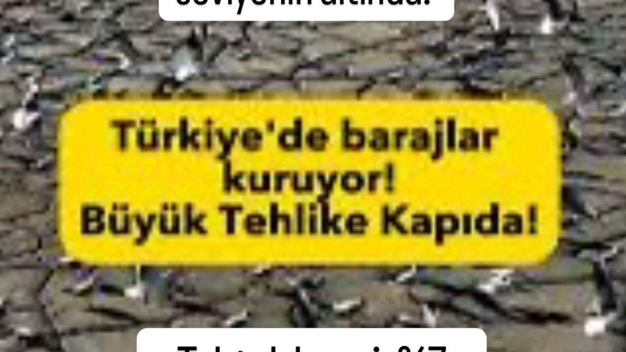 Manisa Su Platformu aylardır uyarıyor! Su krizi kapımızda!