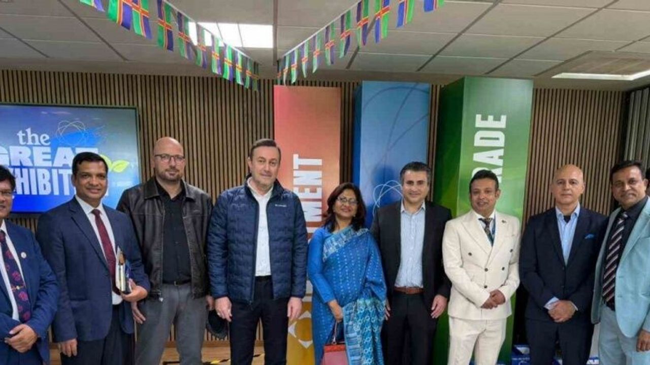 Muradiye OSB Başkanı Kıvırcık’ın İngiltere ziyareti yabancı basında