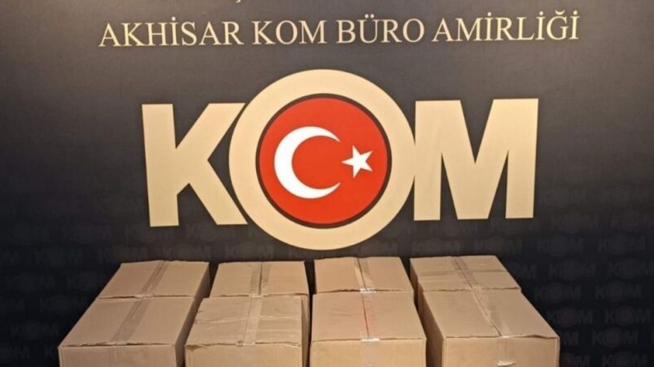 Manisa’da ekim ayında binlerce kaçak ürün ele geçirildi