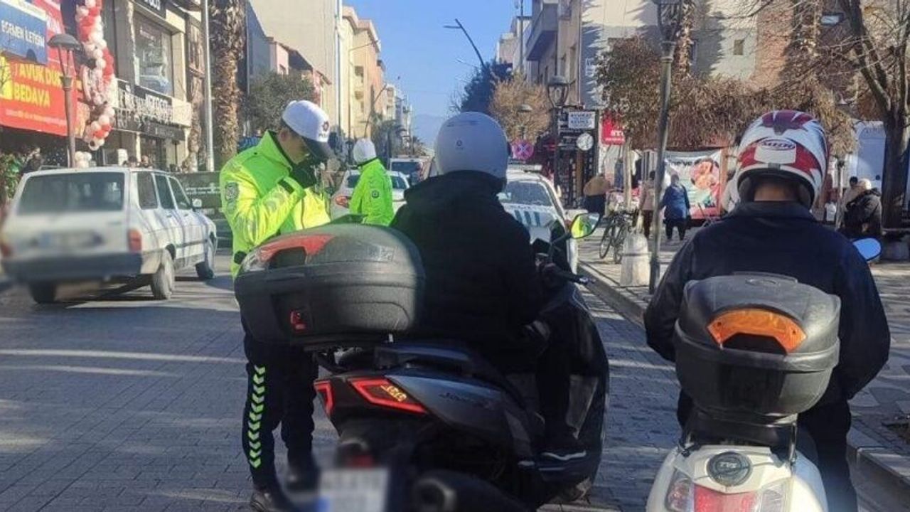 Manisa’da motosiklet denetiminde 3,25 milyon TL ceza kesildi