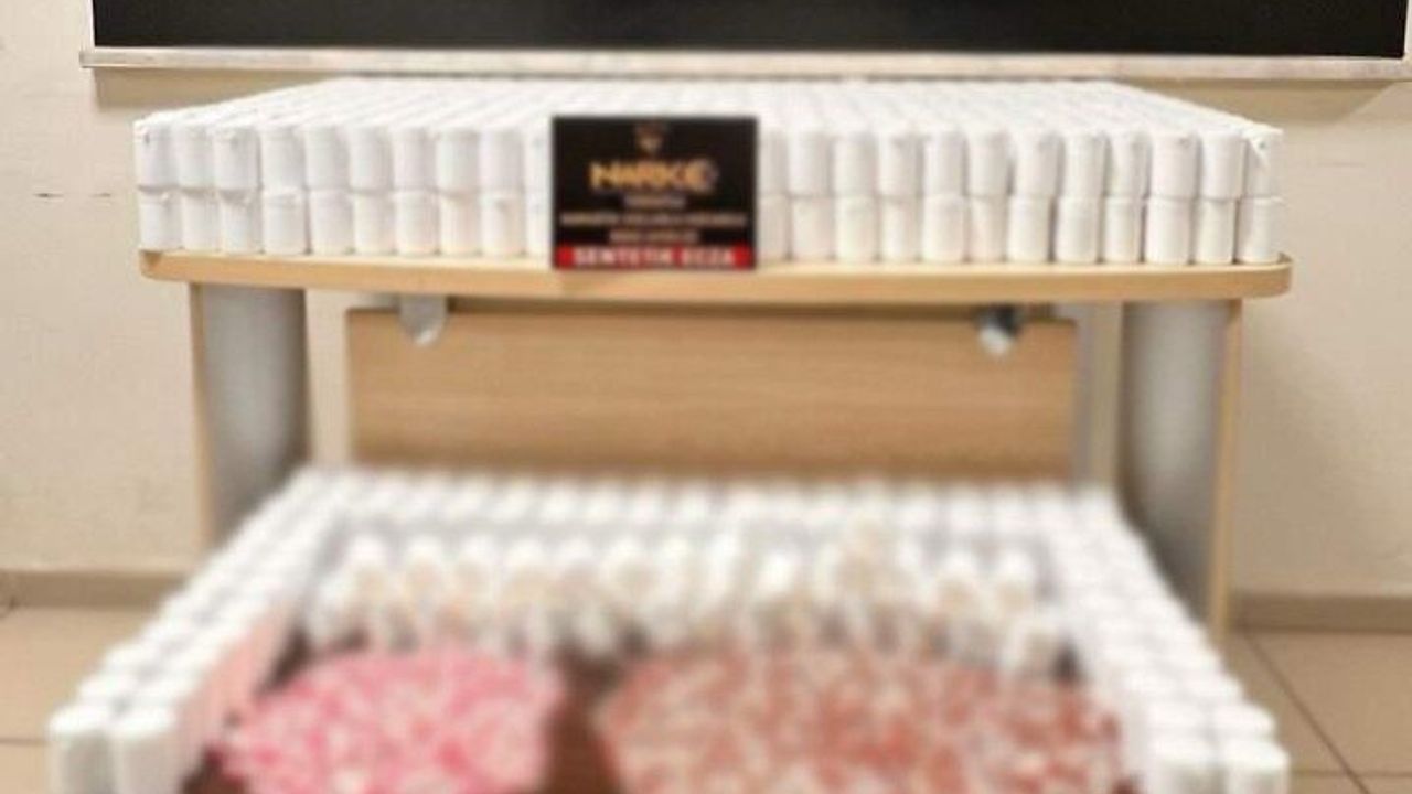 Turgutlu’da 56 bin 336 sentetik hap ele geçirildi