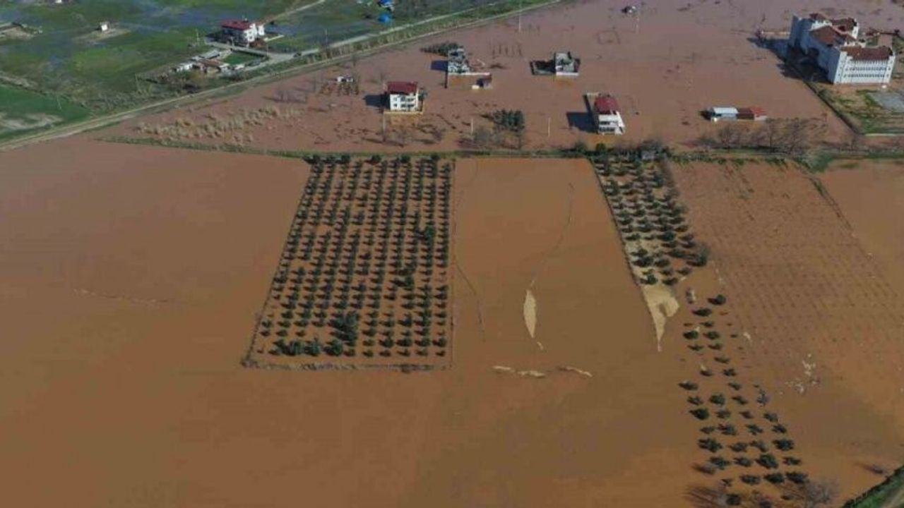 Salihli’de felaketin boyutu havadan görüntülendi