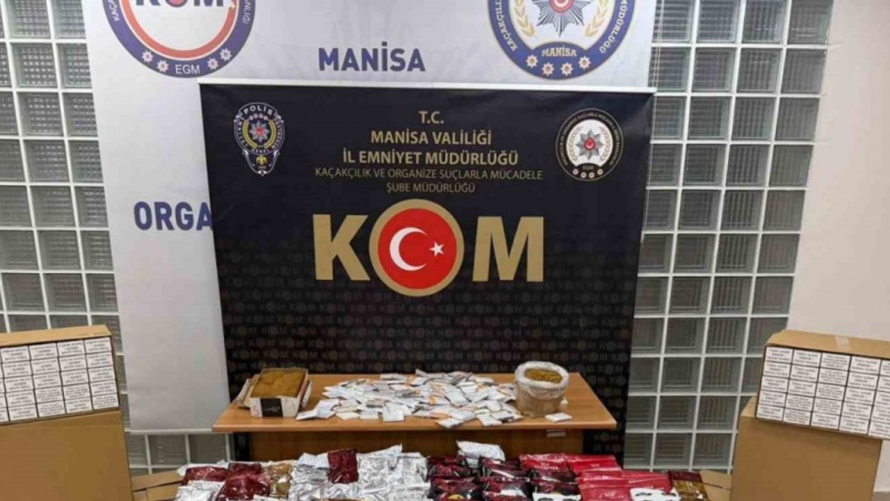 Turgutlu ve Kırkağaç’ta kaçak tütün operasyonu: 2 gözaltı