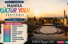 MANİSA KÜLTÜR YOLU FESTİVALİ’NDE KONSER TAKVİMİ BELLİ OLDU