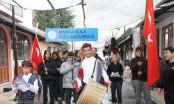 Minik davulcular mahalleleri şenlendirdi