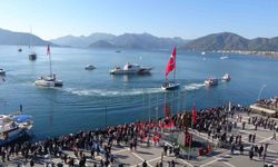 Atatürk'ün Marmaris'e gelişinin 91. yıl dönümü törenlerle anıldı