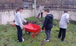 Hisarcık AİHL'de organik gübre yapımı başladı