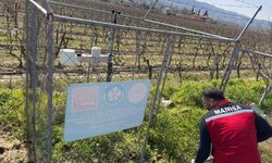 Sarıgöl'de erken uyarı tahmin istasyonlarının bakımı yapıldı