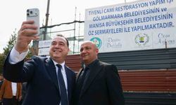 Depremde hasar gören caminin restorasyonuna başlandı