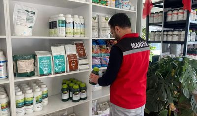 Sarıgöl'de gübre ve zirai ilaç satış noktaları denetlendi