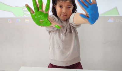 Otizm Farkındalık Günü'nde öğrencilerden anlamlı etkinlik