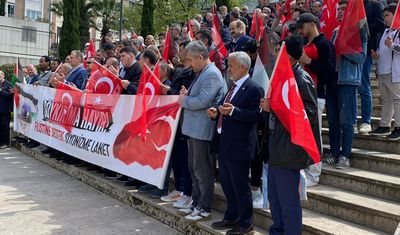 Manisa’da Filistin’e Destek Basın Açıklaması Düzenlendi