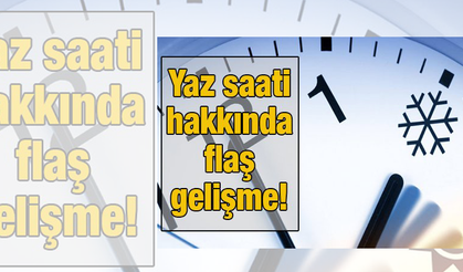 Albayrak'tan Yaz Saati Açıklaması
