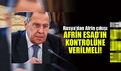 Rusya'dan Son Dakika Afrin Çıkışı!