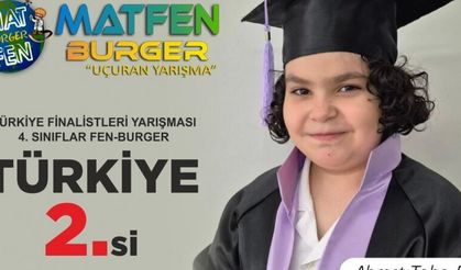 Öğretmeninin emeğini boşa çıkartmadı: Türkiye İkincisi Oldu!