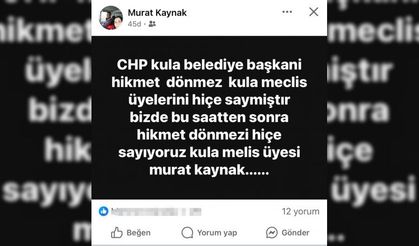 CHP Kula Teşkilatı’nda kriz