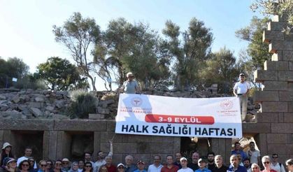 Aigai antik kentinde sağlık için yürüdüler