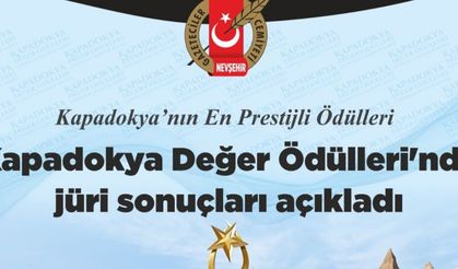 Kapadokya Değer Ödülleri’nde jüri sonuçları açıkladı