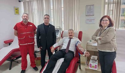 Emniyet Müdürü Aktaş'tan 23'üncü kan bağışı