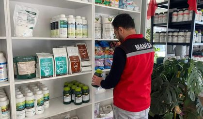 Sarıgöl'de gübre ve zirai ilaç satış noktaları denetlendi