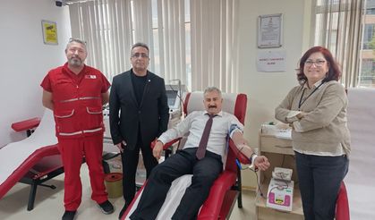 Manisa Emniyet Müdürü Aktaş’tan Örnek Davranış: 23. Kez Kan Bağışında Bulundu