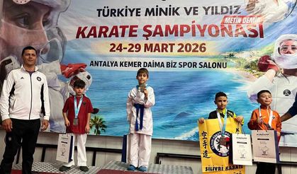 Altı ay önce karateye başladı, Türkiye şampiyonu oldu