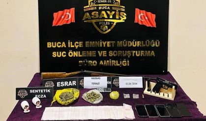 İzmir'de uyuşturucu operasyonunda 5 şüpheli yakalandı