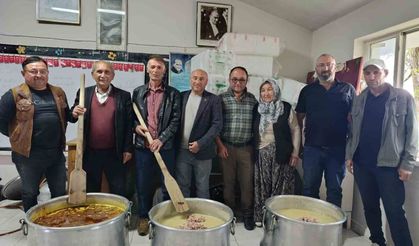 Fundacık köy hayrına yoğun katılım