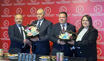 MHP Grup Başkanvekili Akçay, Demirci'de temaslarda bulundu