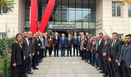 "MHP Manisa Teşkilatından, TSO Başkanı Mehmet Yılmaz’a 'Hayırlı Olsun' Ziyareti"