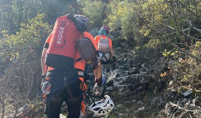 4 yaşındaki Yusuf 350 metrelik Darkale kanyonunu geçti