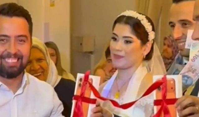 Manisa’da gelin ve damada sürpriz düğün hediyesi