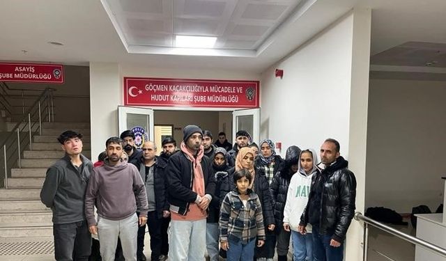 Manisa’da 34 düzensiz göçmen yakalandı