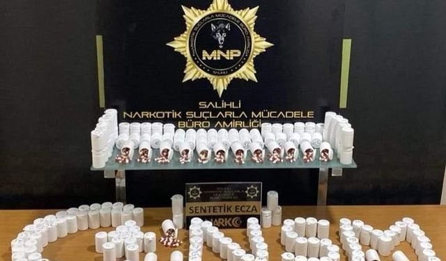 Manisa’da zehir tacirlerine geçit yok: 11 bin uyuşturucu hap ele geçirildi