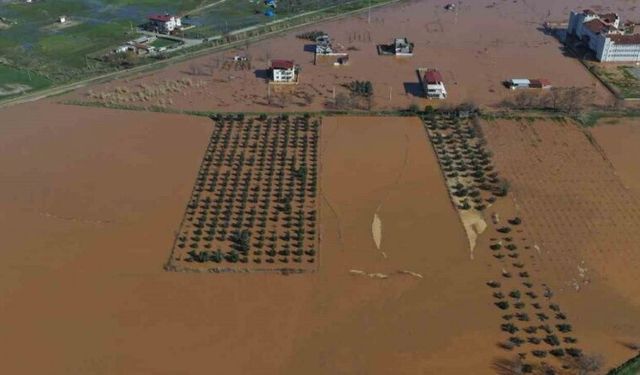 Salihli’de felaketin boyutu havadan görüntülendi