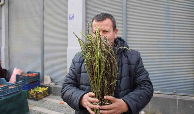 Aydın'ın yöresel lezzeti kedirgen ve sarmaşıklar pazar tezgahlarını süslemeye başladı
