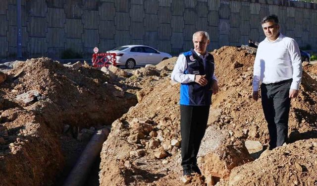 Bodrum'un su isale hatları yenileme çalışmaları devam ediyor