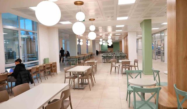 Denizli kız yurtlarında modern kafeterya konsepti