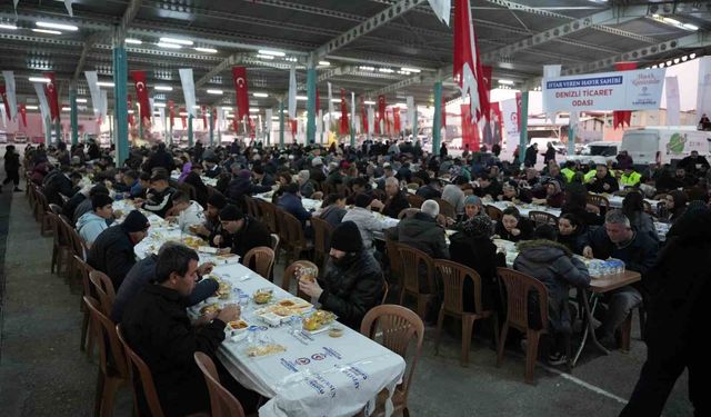 Denizli Ticaret Odasının geleneksel iftar sofrası bu yıl Sevindik 'de kuruldu