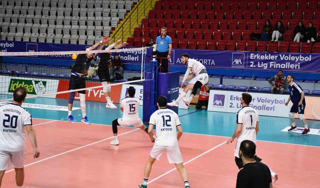 Erkekler 2. Lig Voleybol Final Müsabakaları devam ediyor